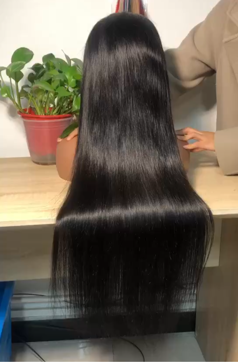 13x4 24inch Transparent Straight Lace Front Wig